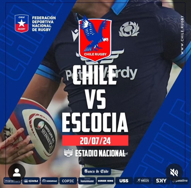 Imagen de Pre inscripción OldTrebs🏉☘️  Partido Selección Rugby  Chile - Escocia