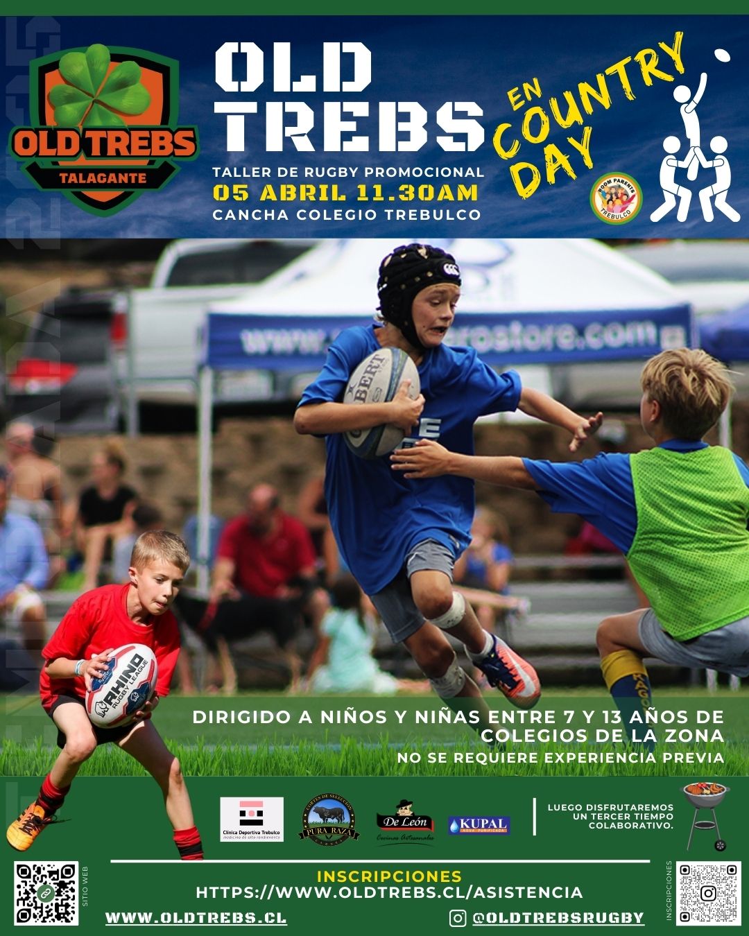 Destacado: ¡Están todos invitados al taller Old Trebs☘🏉!